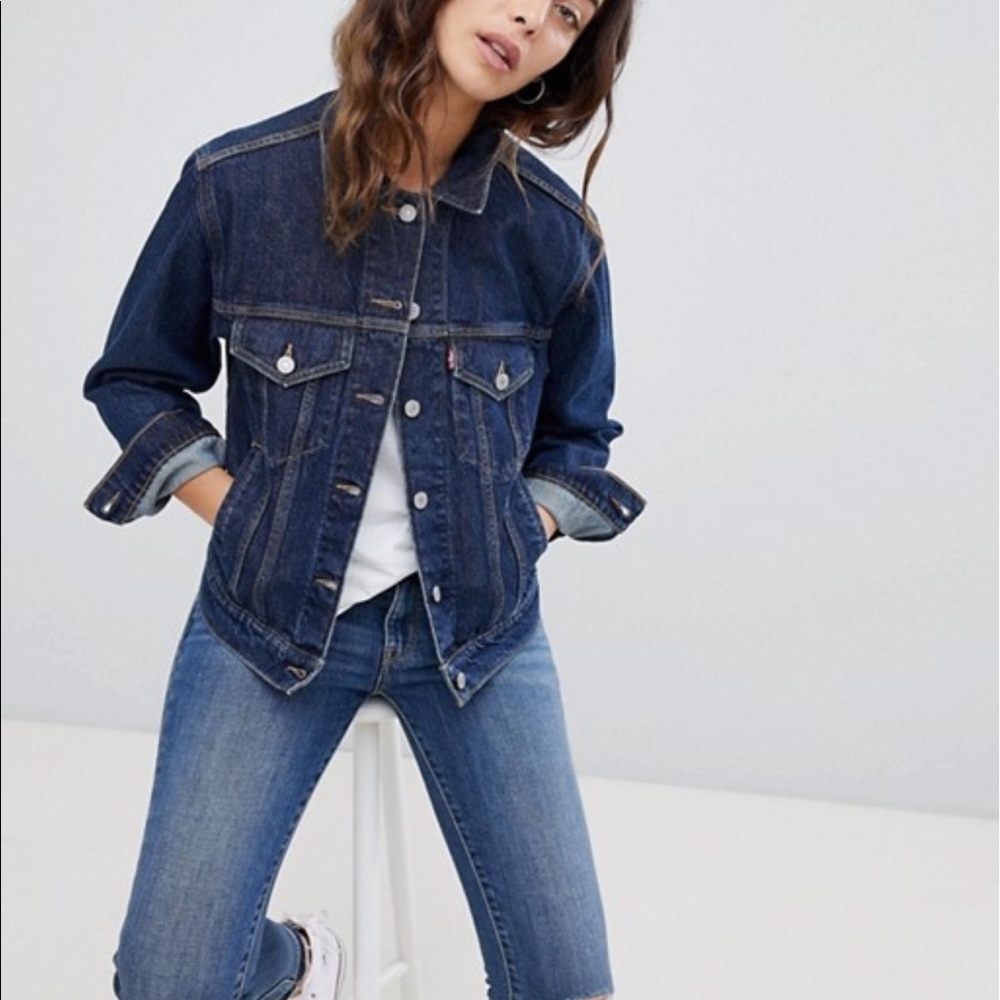 NWT Levi's Ex Boyfriend Trucker Jacket Vintage - Picture 4 of 5
